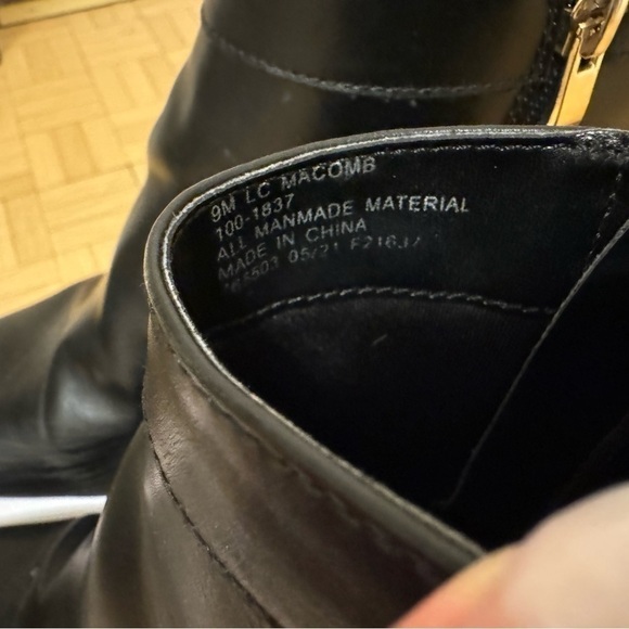 Liz Claiborne Black heel booties size 9 - Picture 8 of 11